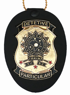 Distintivo do Curso de Agente de Investigação Particular